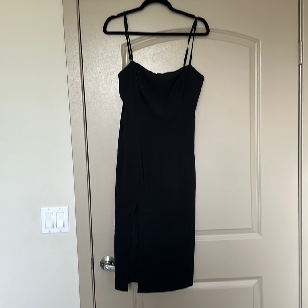 Dress the Population Black dress with Slit